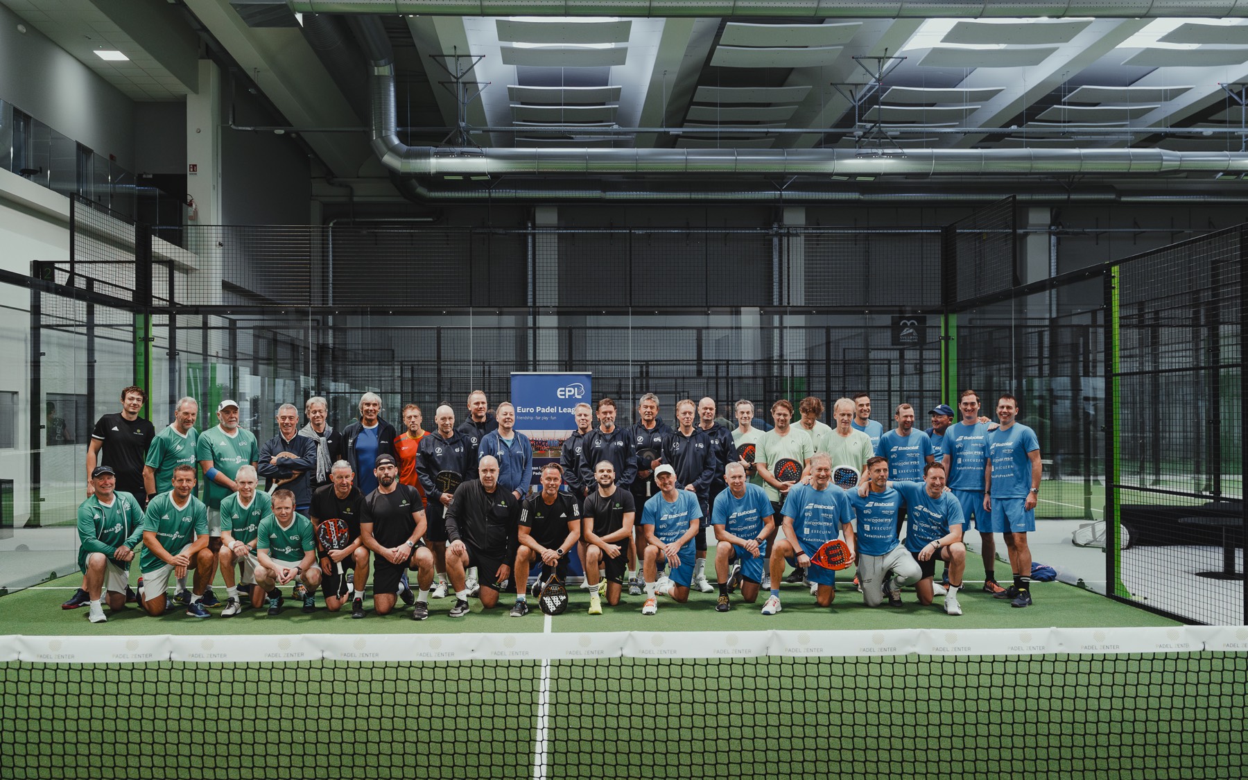 Tournament atmosphere at Padel54